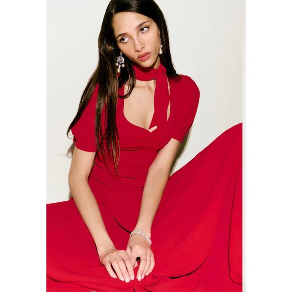 REFORMATION Chrissie Dress Lipstick size 4 (New with Tags) - Picture 6 of 12